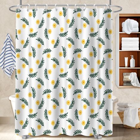Rideau de douche imperméable en polyester 180x180 montage sans perçage bâche de douche pour une déco moderne