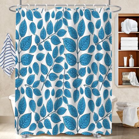 Rideau de douche imperméable en polyester 180x180 montage sans perçage rideau étanche pour appartement