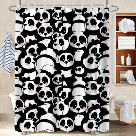 Rideau de douche imperméable en polyester 180x180 tendance rideau imperméable pour adapté aux animaux domestiques