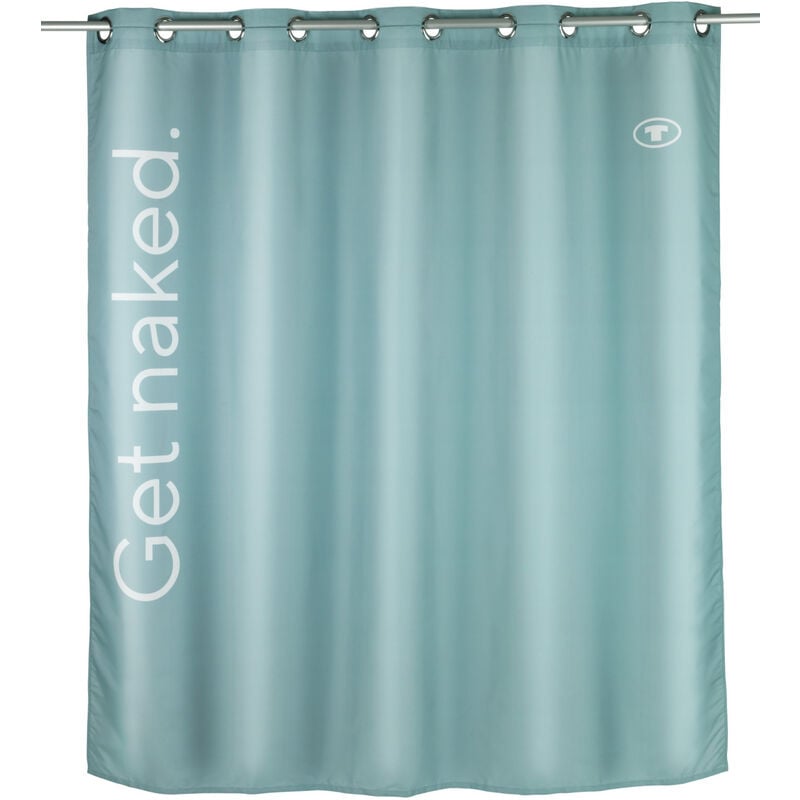Rideau de douche lesté Anti-moisissures tom tailor x Wenko Antibactérien, imperméable, lavable en machine, Rideau pour baignoire, Rideau de douche,