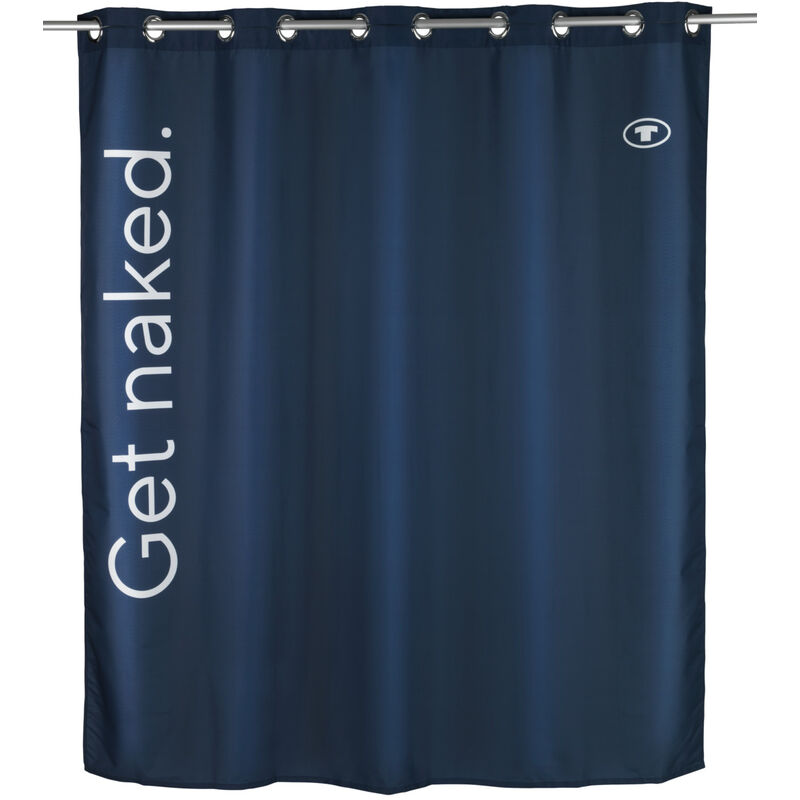 Rideau de douche lesté Anti-moisissures tom tailor x Wenko Antibactérien, imperméable, lavable en machine, Rideau pour baignoire, Rideau de douche,