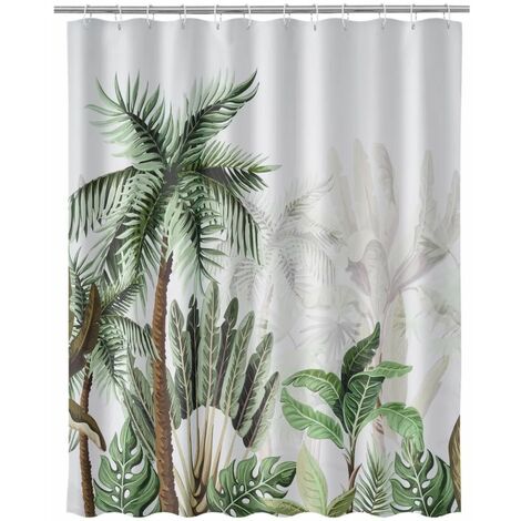 Rideau de douche - Palmiers 180 x 200 cm