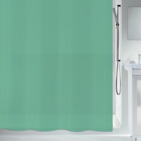 Rideau de douche PEVA BIO 180x200cm Vert Spirella