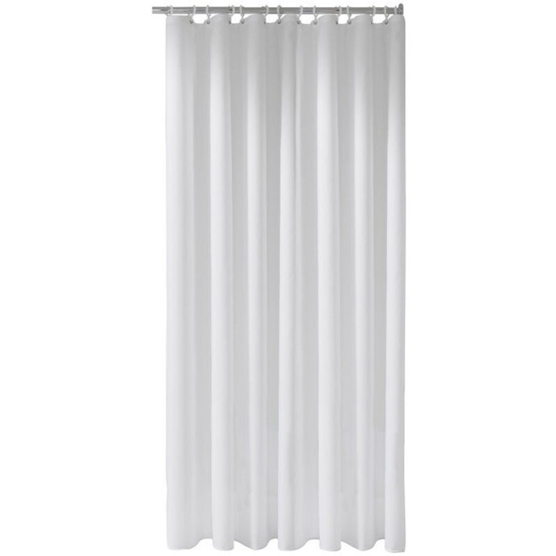 Plan uni rideau de douche 14944000130 300 x 200 cm, 16 oeillets, blanc - Keuco