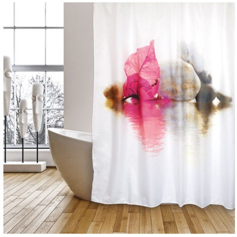 Rideau de douche poly 180x200cm Bornéo - MSV