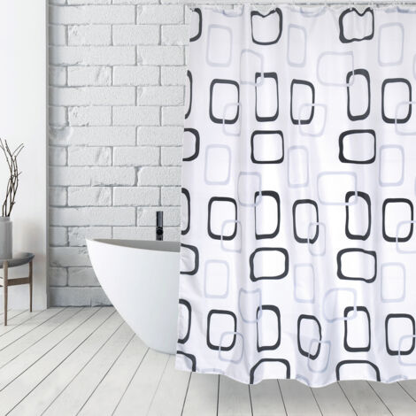 Rideau De Douche Polyester 180x200cm Vintage - M S V