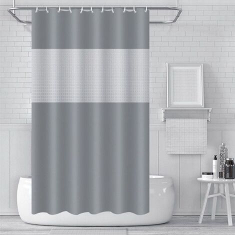 Rideau de douche rideau de salle de bain lavable en Eva pour salle de bain 180x180cm