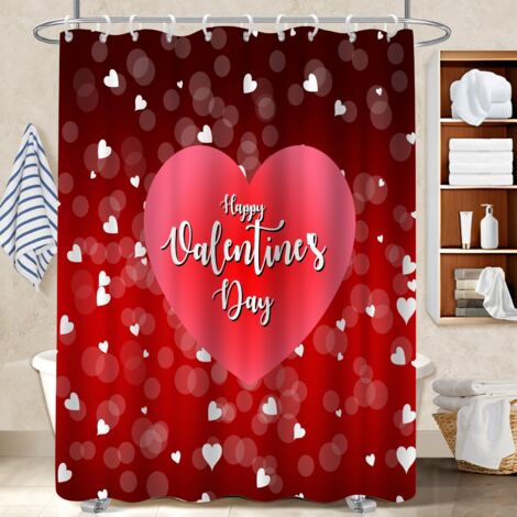 Rideau de douche tissu polyester 180x180 dessin bâche de douche pour personne à mobilité réduite