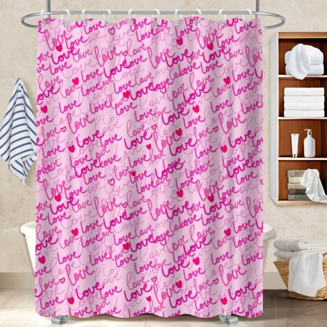 Rideau de douche tissu polyester 180x180 tissu respirant voile de douche pour solution pour angle difficile