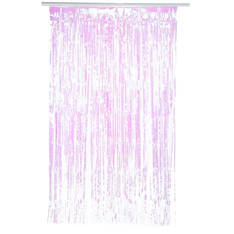 Rideau de porte 100x180cm avec franges pour mariage, anniversaire et fêtes