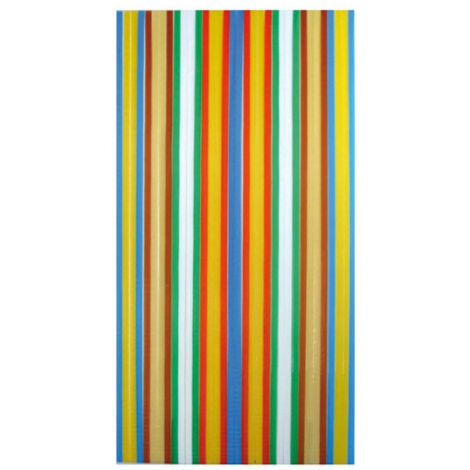 Rideau de porte Antilles en polyéthylène - 90x200 cm - multicolore - MOREL