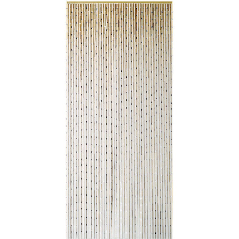 Rideau de porte Bâtonnets de bambou verni - 90 x 200 cm Morel