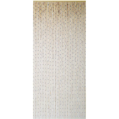 Rideau de porte en maïs, l.90 x H.200 cm, beige, E 107 naturel