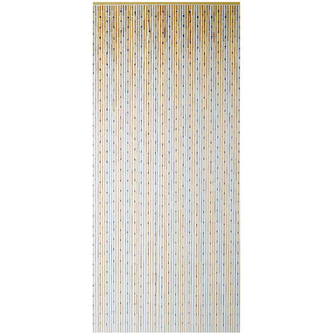 Rideau de porte en maïs, l.90 x H.200 cm, beige, E 107 naturel