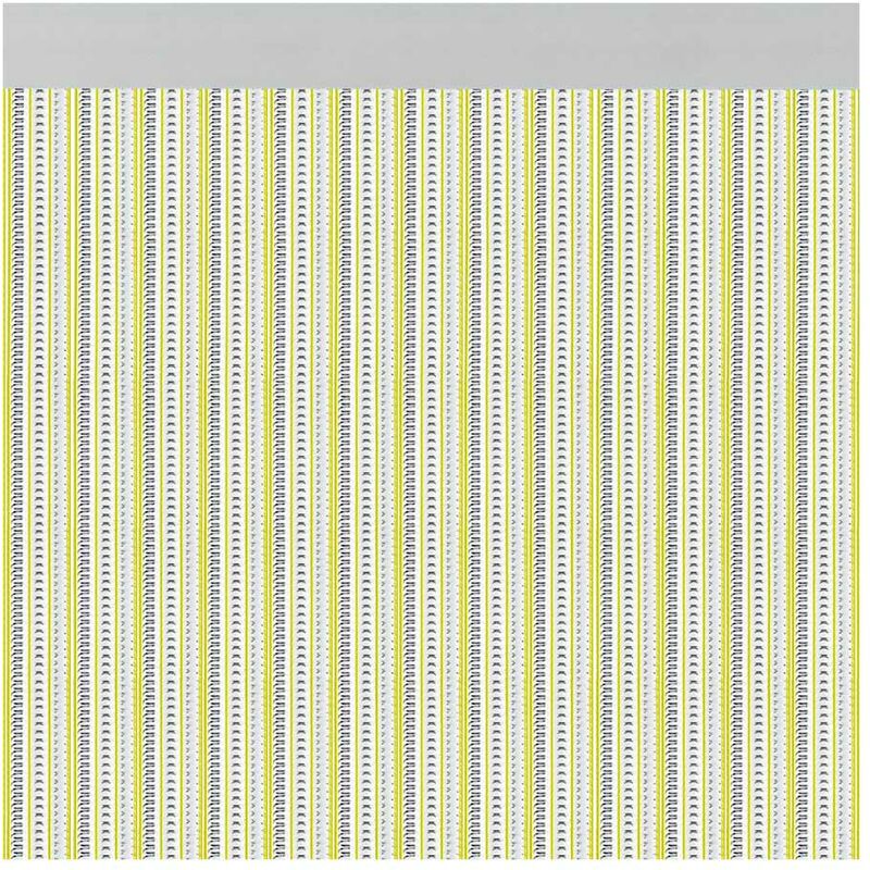 Rideau en plastique pour portes extérieures, modèle Brescia, couleur jaune, 90 x 210 cm Acudam M63166