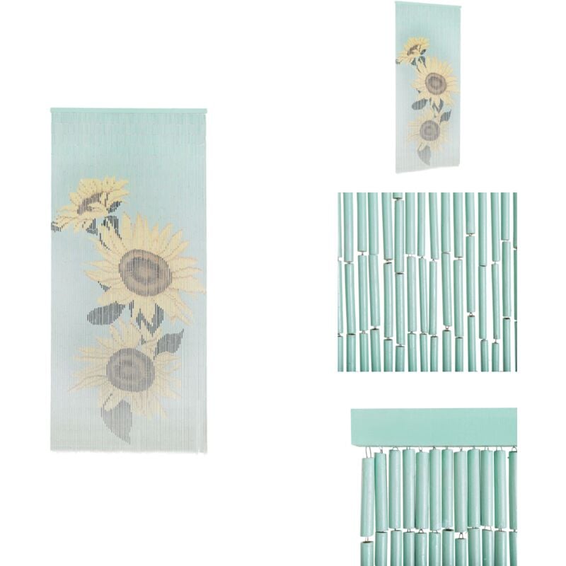 Rideau de porte contre insectes Bambou 90 x 200 cm - Rideau De Porte - Rideaux De Portes - Rideau Anti-insectes En Bambou - Rideaux Anti-insectes En