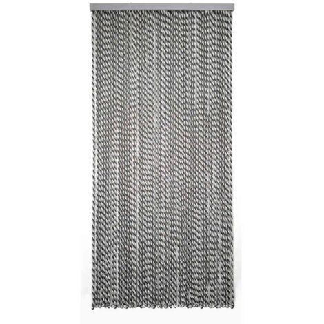Rideau de porte en corde tressée coton et polyester recyclé - Morel