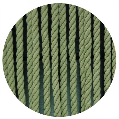 Rideau de porte en corde Vert olive Toulon 90 x 210 cm