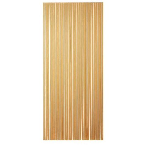 Rideau de porte en lanières PVC brun beige 100x220 – Pour espaces intérieurs – Facile à installer – Décoration moderne – Morel