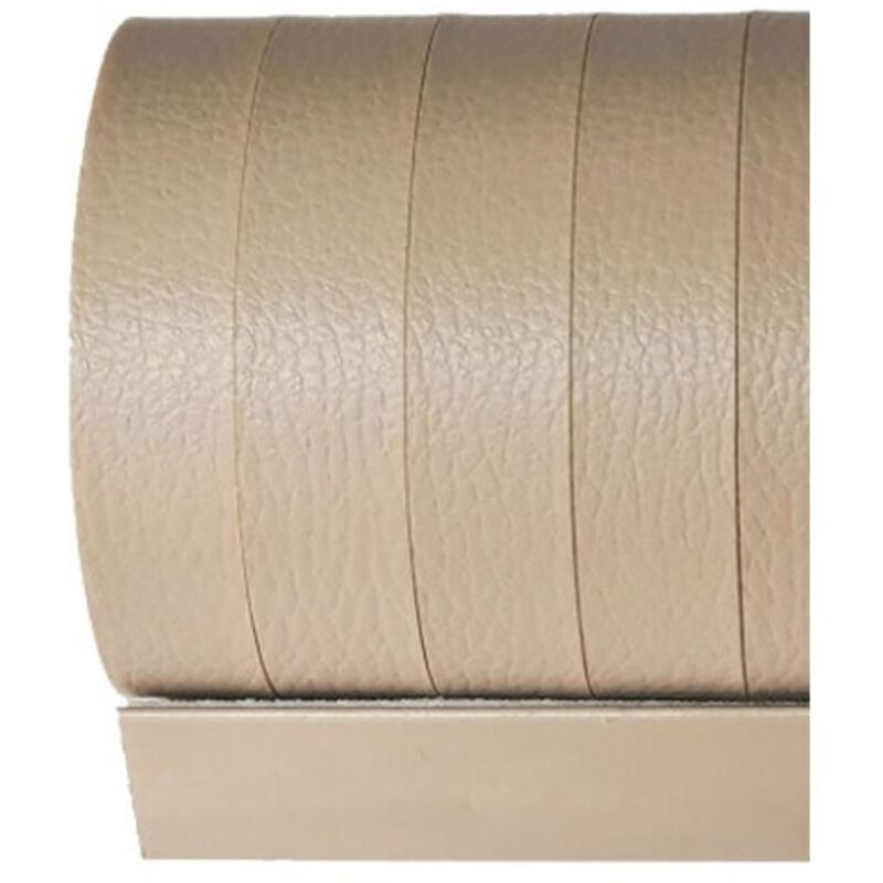 rideau de porte en similicuir 60 x 200 cm coloris beige - curtina4u