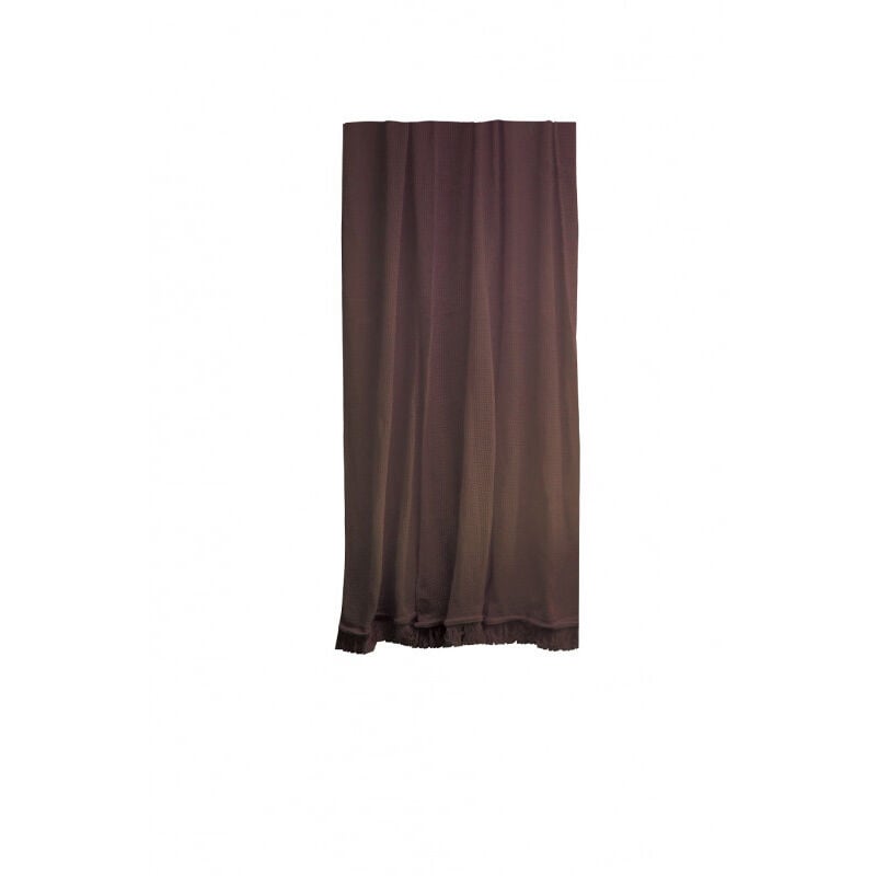 Rideau de porte moustiquaire en toile camel 140 x 225 cm - Morel