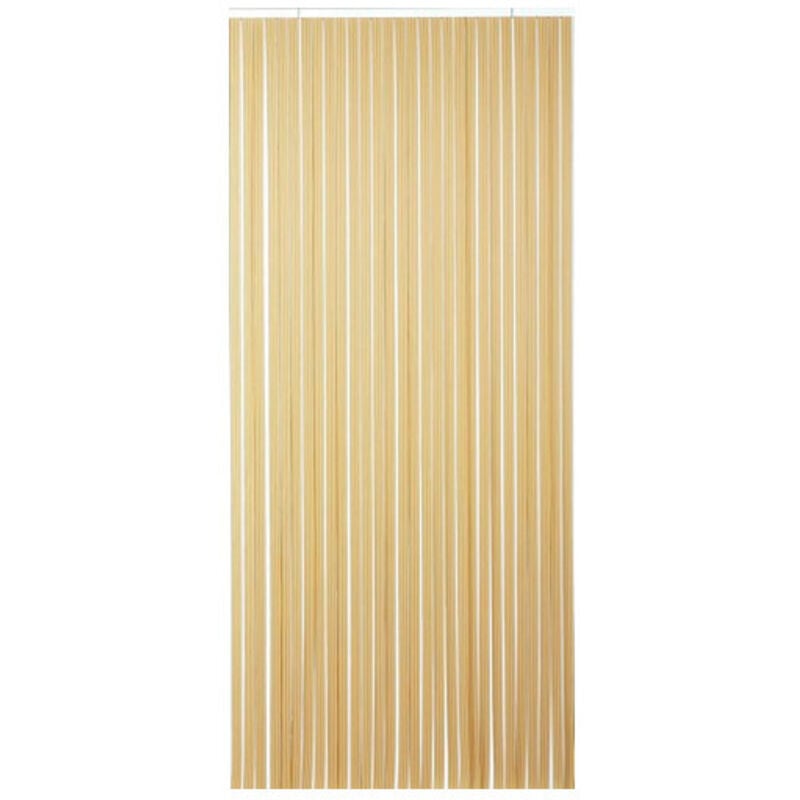 Rideau portière pvc tahiti brun/beige 90x220 - Morel