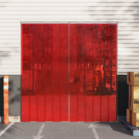 Defacto Rideau De Porte 100 X 220 Cm En PVC Rayures Avec Paillettes - Fabriqué En Italie, Transparent