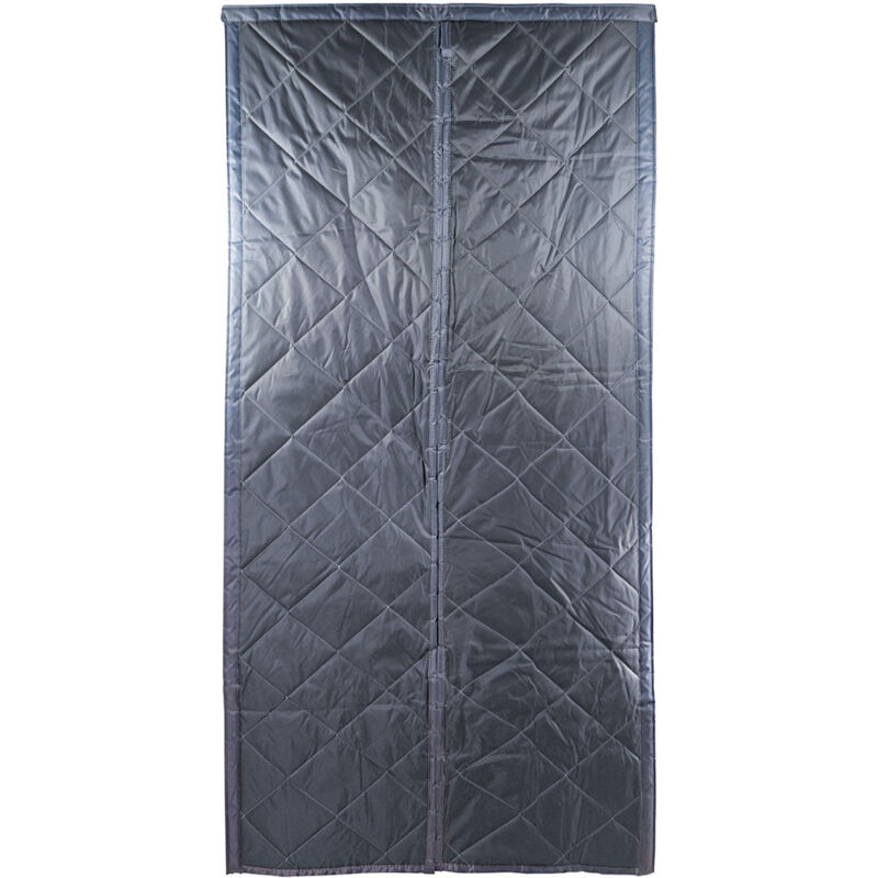 Rideau de porte thermique magnétique - Isolant froid/chaud - 90 x 200 cm