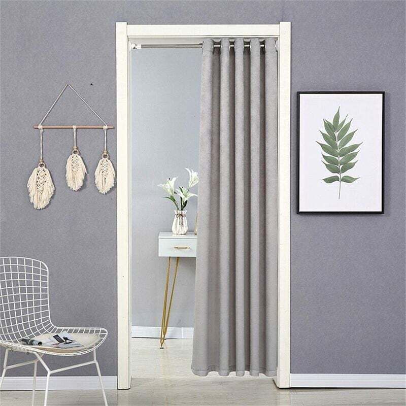 Rideau De Séparation,Protection De La Vie Privée, Convient Pour Chambre, Salon, Cuisine, Balcon, Petite Fenêtre, Petit Rideau 120x200cm