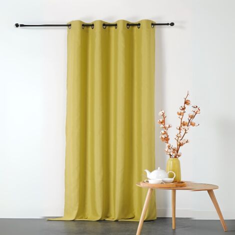 Rideau Double Natte Non feu M1 - 135x240cm - Absinthe