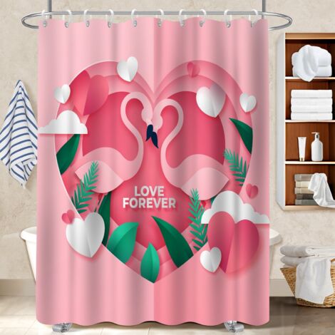 Rideau douche imperméable polyester 180x180 aéré bâche de douche pour un éveil en douceur le matin