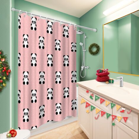 Rideau douche imperméable polyester 180x180 Évasion rideau séchage rapide pour créer une ambiance spa
