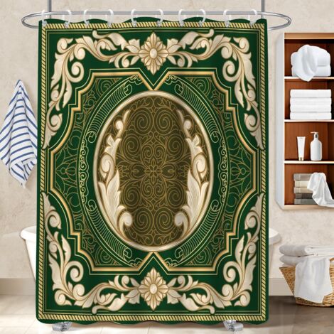 Rideau douche imperméable polyester 180x180 imperméable bâche polyester douche pour cabine de douche