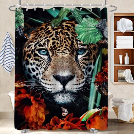 Rideau douche imperméable polyester 180x180 original bâche de douche pour mobi
