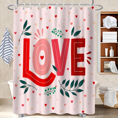 Rideau douche imperméable polyester 180x180 stylé bâche polyester douche pour hôtel / airbnb
