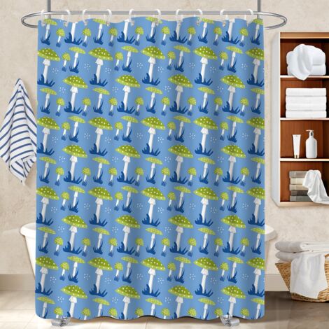 Rideau douche imperméable polyester 180x180 tissu respirant bâche polyester douche pour une petite salle de bain