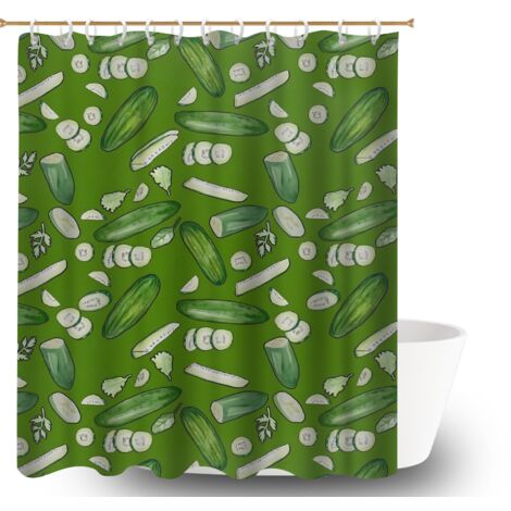 Rideau douche polyester 180x180 À œillets renforcés polyester pour salle de bain pour baignoire d’angle