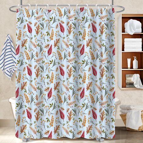 Rideau douche polyester 180x180 artistique séparation douche pour salle de bain