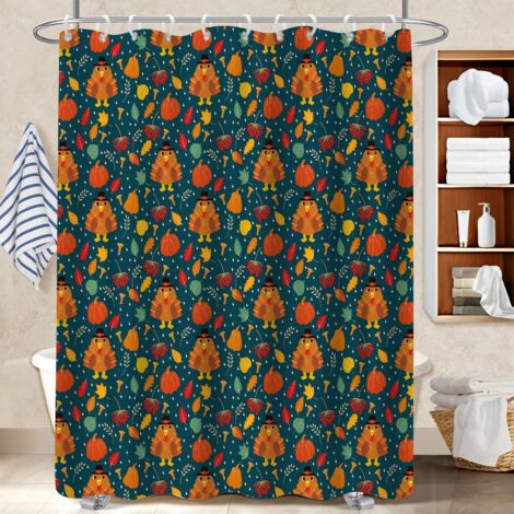 Rideau douche polyester 180x180 avec anneaux rideau étanche pour les amateurs de déco