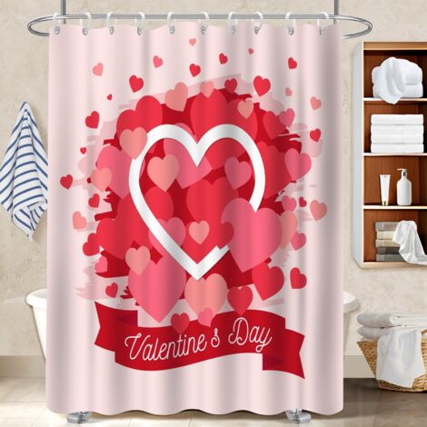 Rideau douche polyester 180x180 décoratif housse de baignoire pour baignoire d’angle