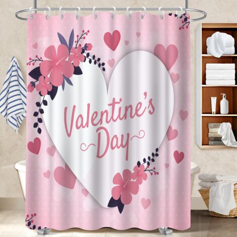 Rideau douche polyester 180x180 imperméable voile de douche pour délimiter l’espace dans une salle de bain ouverte