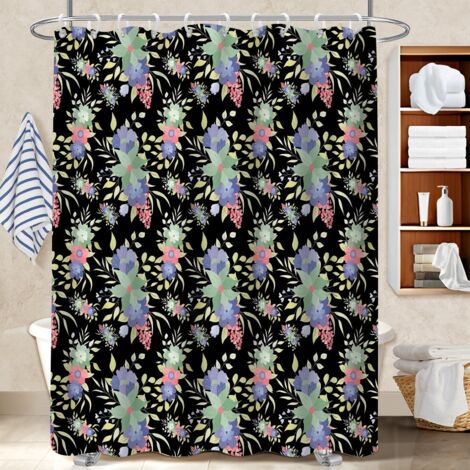 Rideau douche polyester 180x180 résistant bâche de douche pour créer une ambiance spa