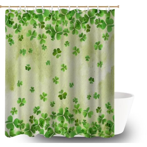 Rideau douche polyester 180x180 robuste protection douche pour votre chalet à la montagne