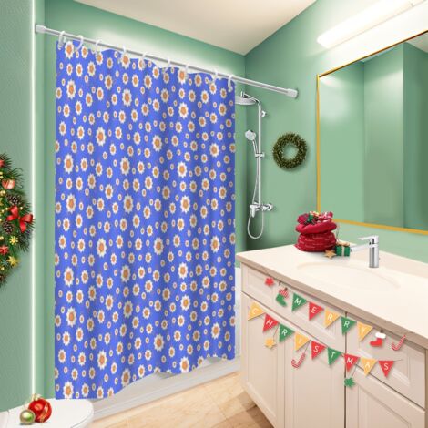 Rideau douche polyester 180x180 tissu respirant housse de baignoire pour offrir à noël ou un anniversaire