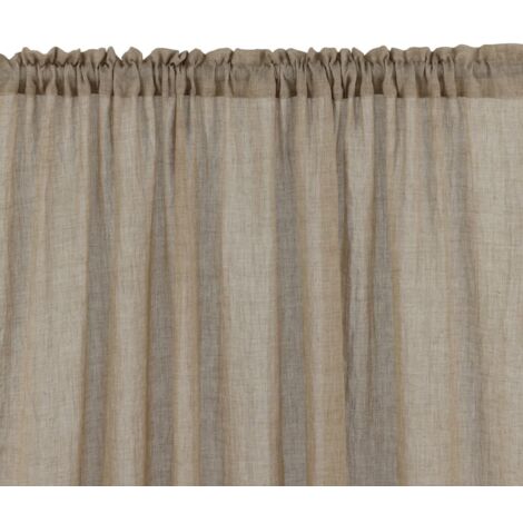 Rideau Elena 240x135 cm Polyester Beige foncé Venture Home