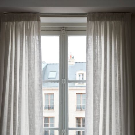 Rideau en Effet naturel flammé BELLAVISTA