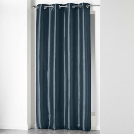 Rideau en shantung effet brillant 140 x 240 cm – Shana Marine