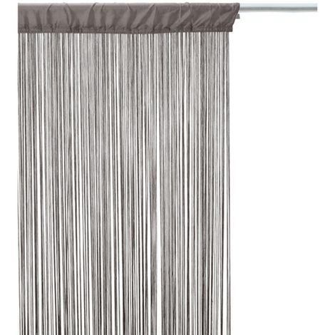 Rideau de porte gris 90x200cm - Provence Outillage