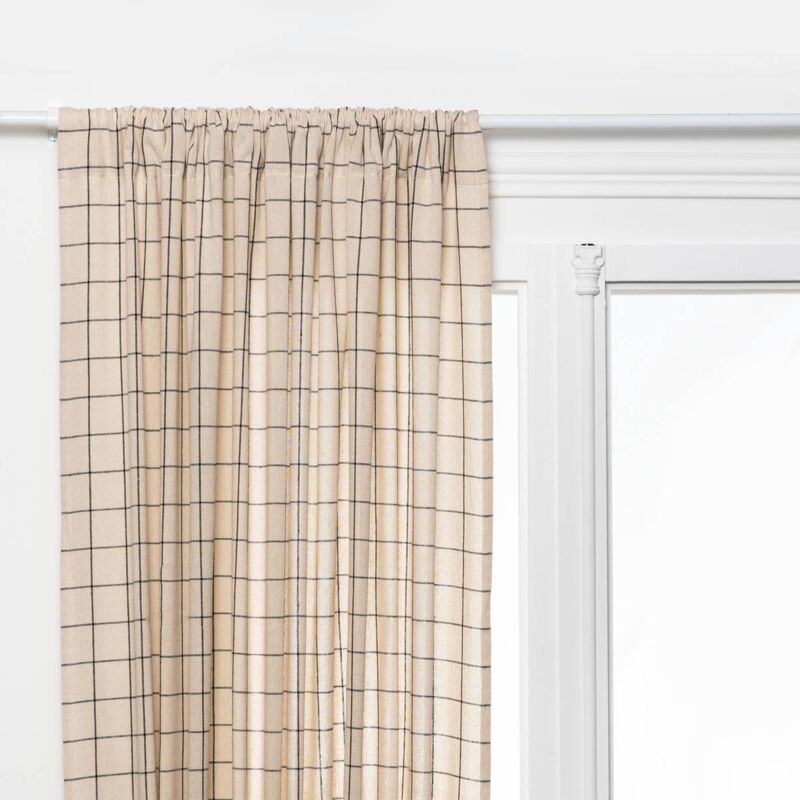 Rideau Helu motif carreaux 140x260cm Atmosphera créateur d'intérieur