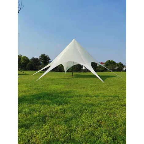 Rideau hexagonal extérieur idéal pour les fêtes de conception d'étoiles robuste diverses couleurs colore : Crème